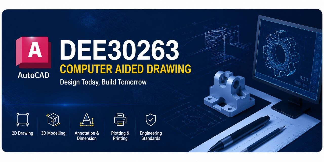 DEE 30263 : COMPUTER AIDED DRAWING SESI I 2026/2027