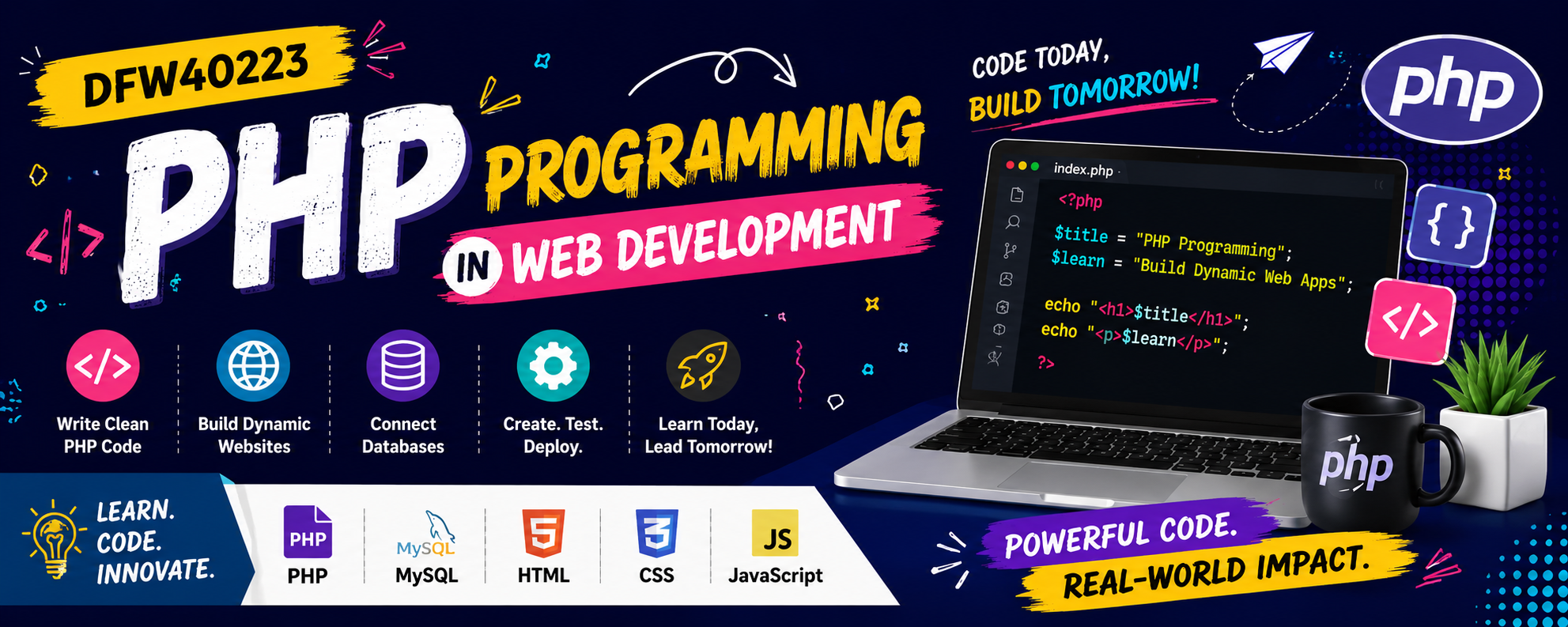DFW40223 PHP PROGRAMMING IN WEB DEVELOPMENT SESI I 2026/2027
