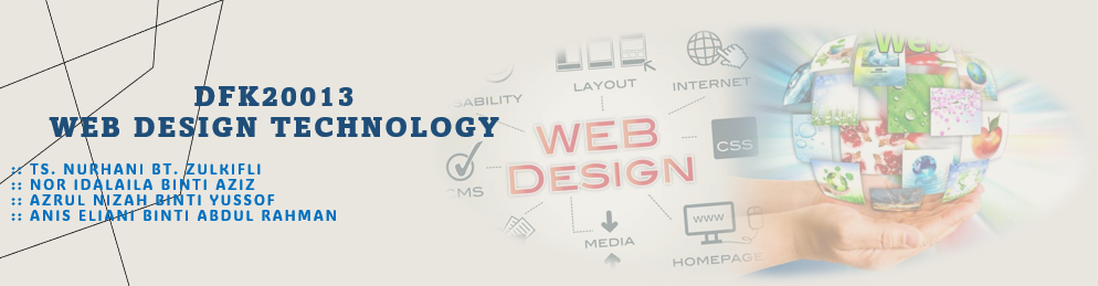DFK20013 WEB DESIGN TECHNOLOGY SESI II 2025/2026